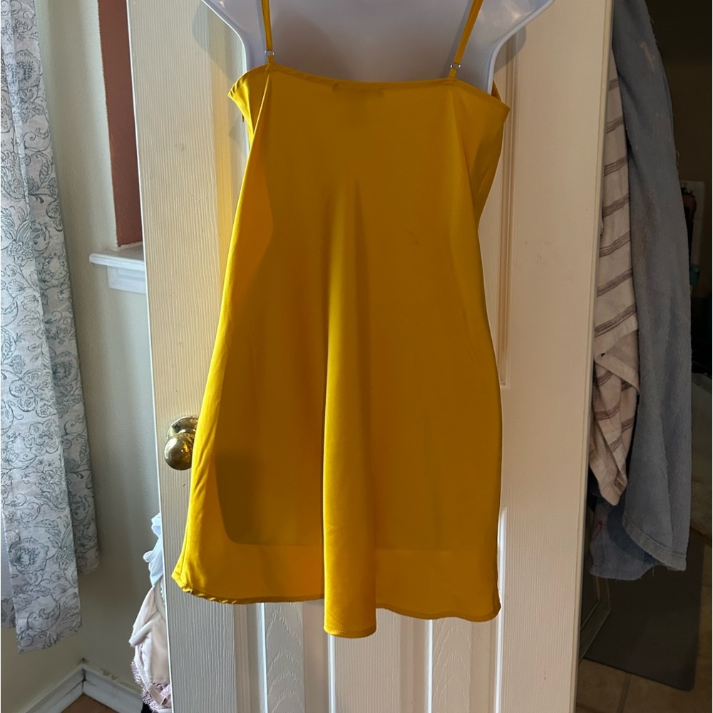 Silk mini dress